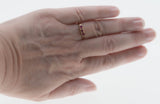 Crimson Trio - Vintage 10K Gold Natural Ruby Ring (VR974)