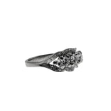 Sea Of Sparkle - Vintage 14K White Gold Diamond Ring (VR984)