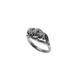 Sea Of Sparkle - Vintage 14K White Gold Diamond Ring (VR984)