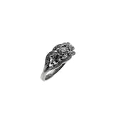 Sea Of Sparkle - Vintage 14K White Gold Diamond Ring (VR984)