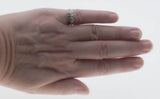 Sweet Proposal - Vintage 18K/14K White Gold Natural Diamond Wedding Ring Set (VR1007)