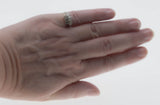 Sweet Proposal - Vintage 18K/14K White Gold Natural Diamond Wedding Ring Set (VR1007)