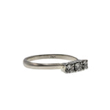 Sweet Proposal - Vintage 18K/14K White Gold Natural Diamond Wedding Ring Set (VR1007)