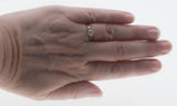 An Heirloom Proposal - Art Deco Platinum Natural 'Old European Cut' Diamond Solitaire Engraved Engagement Ring (ADR284)