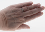 An Heirloom Proposal - Art Deco Platinum Natural 'Old European Cut' Diamond Solitaire Engraved Engagement Ring (ADR284)
