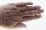 Sea & Earth - Estate Gold Plate Over Sterling Silver Genuine Coral Opal Ring (ER382)