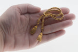 French Napoleonic Revival - Vintage Retro Gold Plated Tassel Brooch (VBR309)