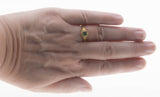 Antique Green - Edwardian 14K Gold Natural Emerald Filigree Ring (EDR088)
