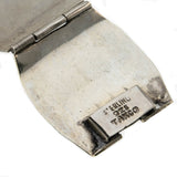 Taxco Adornment - Vintage Signed Taxco Sterling Silver Green Onyx Bracelet (VE356)