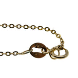 Sparkling Sentiment - Edwardian 14K Gold Natural Diamond Engraved Locket Pendant & 10K Gold Chain (EDP030)