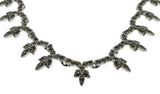Night Of Glamour - Vintage Signed 'Sarah Coventry' Rhodium Plated Crystal Rhinestone Necklace (VN231)