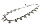 Night Of Glamour - Vintage Signed 'Sarah Coventry' Rhodium Plated Crystal Rhinestone Necklace (VN231)