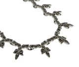 Night Of Glamour - Vintage Signed 'Sarah Coventry' Rhodium Plated Crystal Rhinestone Necklace (VN231)