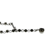 Night Of Glamour - Vintage Signed 'Sarah Coventry' Rhodium Plated Crystal Rhinestone Necklace (VN231)