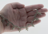 Night Of Glamour - Vintage Signed 'Sarah Coventry' Rhodium Plated Crystal Rhinestone Necklace (VN231)