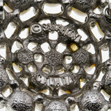 Pearl Elegance - Vintage Signed 'Sarah Coventry' Silver Tone Pearl Crystal Rhinestone Brooch (VBR314)