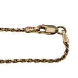 Sea Breeze - Vintage Edwardian Revival  Italian 14K Gold Natural Aquamarine & Japanese Akoya Ocean Pearl Festoon Necklace (VN233)