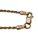 Sea Breeze - Vintage Edwardian Revival  Italian 14K Gold Natural Aquamarine & Japanese Akoya Ocean Pearl Festoon Necklace (VN233)