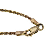Sea Breeze - Vintage Edwardian Revival  Italian 14K Gold Natural Aquamarine & Japanese Akoya Ocean Pearl Festoon Necklace (VN233)