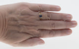 Timeless - Estate English 9K Gold Sapphire & Diamond Ring (ER282)