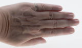 On This Day In 1925 - Art Deco 18K White Gold Natural Diamond Engraved Wedding Band Ring (ADR291)