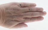 I Love You - Vintage 10K White Gold Wedding Band Ring (VR1042)
