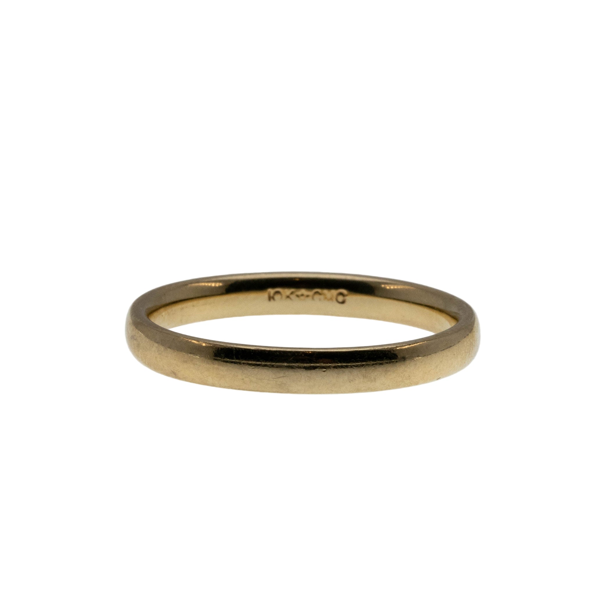 I Will - Vintage 10K Gold Wedding Band Ring (VR1043)