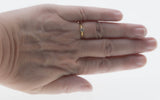 Simply Yes! - Vintage 18K/14K Gold Natural Diamond Solitaire Engagement Ring (VR1048)