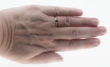 Classic Blue - Vintage 14K Gold Natural London Blue Topaz Solitaire Ring (VR1049)