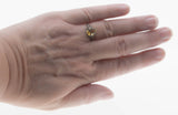 Hello Sunshine - Estate Sterling Silver Natural Citrine Filigree Ring (ER439)