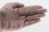 Take Flight - Art Deco 800 Silver Filigree Butterfly Brooch (ADBR010)