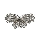 Take Flight - Art Deco 800 Silver Filigree Butterfly Brooch (ADBR010)