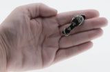 It's A Shoo-In  - Estate Silver Plate Crystal Rhinestone Shoe Brooch (EBR008)