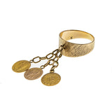 Charming - Vintage 21K & 14K Gold Imperio Mexicano Emperador Maximiliano Coin Charm Ring (VR869)