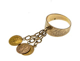 Charming - Vintage 21K & 14K Gold Imperio Mexicano Emperador Maximiliano Coin Charm Ring (VR869)