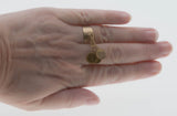 Charming - Vintage 21K & 14K Gold Imperio Mexicano Emperador Maximiliano Coin Charm Ring (VR869)