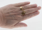 Charming - Vintage 21K & 14K Gold Imperio Mexicano Emperador Maximiliano Coin Charm Ring (VR869)
