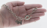 Tiffany & Company Replica - Estate Sterling Silver Plate 'New York Fifth Avenue' Toggle Necklace (EN029)