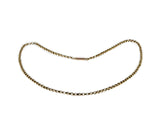 Golden Times - Victorian English 9K Gold Belcher Chain Necklace (VICN046)