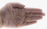 Golden Times - Victorian English 9K Gold Belcher Chain Necklace (VICN046)