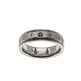 Distinction - Estate Triton Tungsten Diamond Gents Wedding Band Ring (ER335)