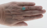 Inner Worlds - Vintage Platinum Australian Opal & Diamond Cluster Ring (VR915)