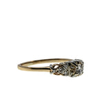 Simply Engaging - Vintage 14K Gold Natural Diamond Engagement Ring (VR941)