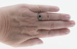 Mystical Jewel - Estate Sterling Silver Natural Mystic Quartz & Seed Pearl Ring (ER255)