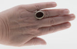 Standout - Art Deco 835 Silver Carnelian Agate Carved Ring (ADR222)