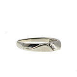 On This Day - Estate 10K White Gold Diamond Gents Wedding Band (ER273)