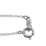 Little Darling - Vintage Retro 14K White Gold Natural Diamond Blossom Pendant & Chain (VP053)