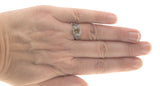 Candlelight - Estate Sterling Silver Natural Citrine Filigree Ring  (ER079)