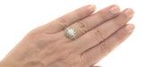 Kaleidoscope Of Color - Estate Sterling Silver Opal Ring  (ER112)