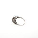 Blue Bayou - Estate Sterling Silver Sapphire & Seed Pearl Ring (ER059)